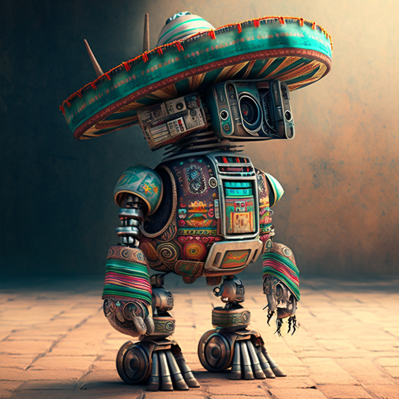robot mexicano del futuro año 2100